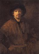 REMBRANDT Harmenszoon van Rijn The Large Self-Portrait France oil painting artist